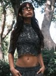 Juno Nude Mesh Top