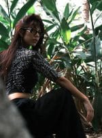 Maeve Black Mesh Top - Image 4