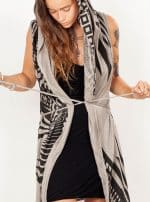 ATAR WOMEN'S WRAP VEST SANDSTONE - Image 3