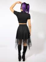 DARK PIXIE WOMEN'S SKIRT-BLACK - Image 3