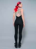 Turtleneck jumpsuit BLACK - Image 2