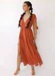 JASMIN WOMEN'S DRESS-ORANGE