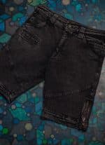 MEN'S Shorts-STONEBLAST BLACK DENIM - Image 4