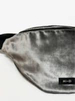 Oversize pouch ALICE GREY VELVET