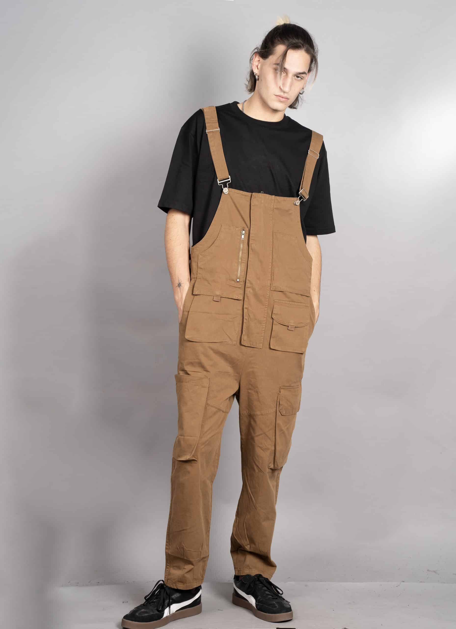 JUMPSUIT-ARI_0005_HOKUTO20JUMPER_0001_Layer2011520copy202-1.jpg HOKUTO MEN'S JUMPSUIT BROWN - Image 1