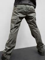 Alternative Cargo Pants Psy Stars LIGHT OLIVE - Image 2