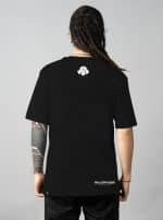 MUSHROOM PROJECT MEN OVERSIZE T-SHIRT BLACK - Image 2