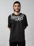 MUSHROOM PROJECT MEN OVERSIZE T-SHIRT BLACK