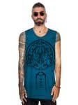 Nazu MEN'S TANK TOP BLUE GALAXY
