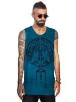 Nazu MEN'S TANK TOP BLUE GALAXY - Image 3
