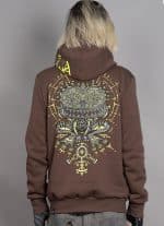 psychotoad MEN'S HOOD BROWN