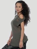 Ply WOMEN'S Top OLIVE NOIRE - Image 3