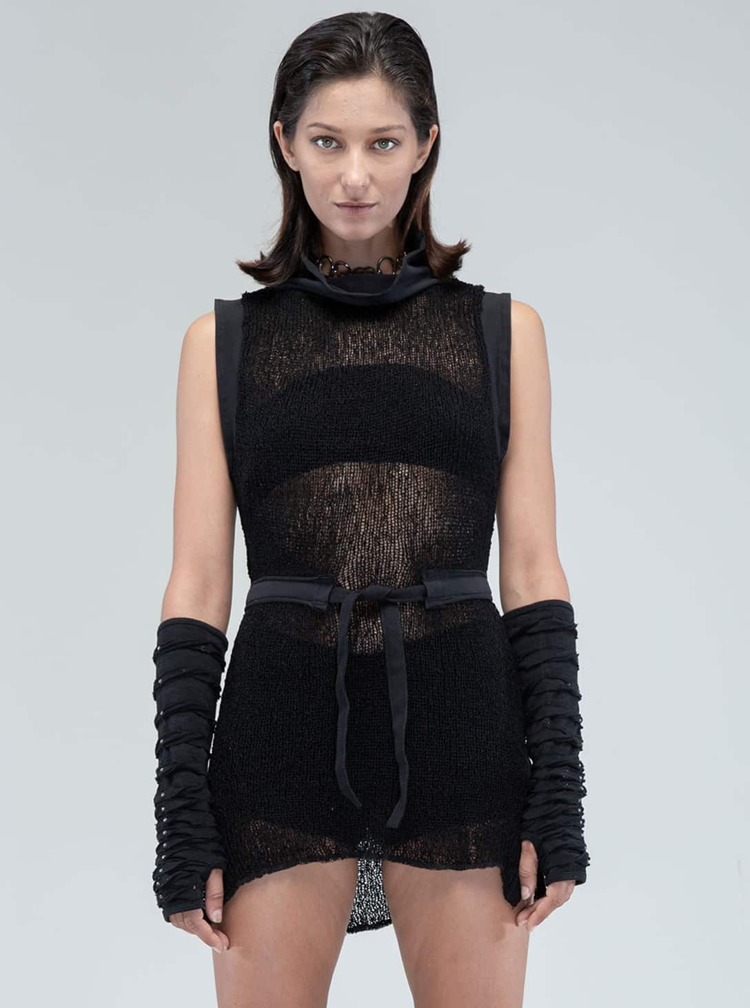 Ply20Turtle20Neck20Tunic20BLACK_0000_PTT24-black-selina-front-1.jpg Ply Turtle Neck Tunic BLACK - Image 1