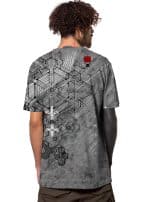 RYOMA MEN T-SHIRT GREY TEXTURE - Image 2