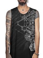 RYOMA MEN'S TANK TOP-BLACK - Image 4