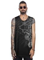 RYOMA MEN'S TANK TOP-BLACK