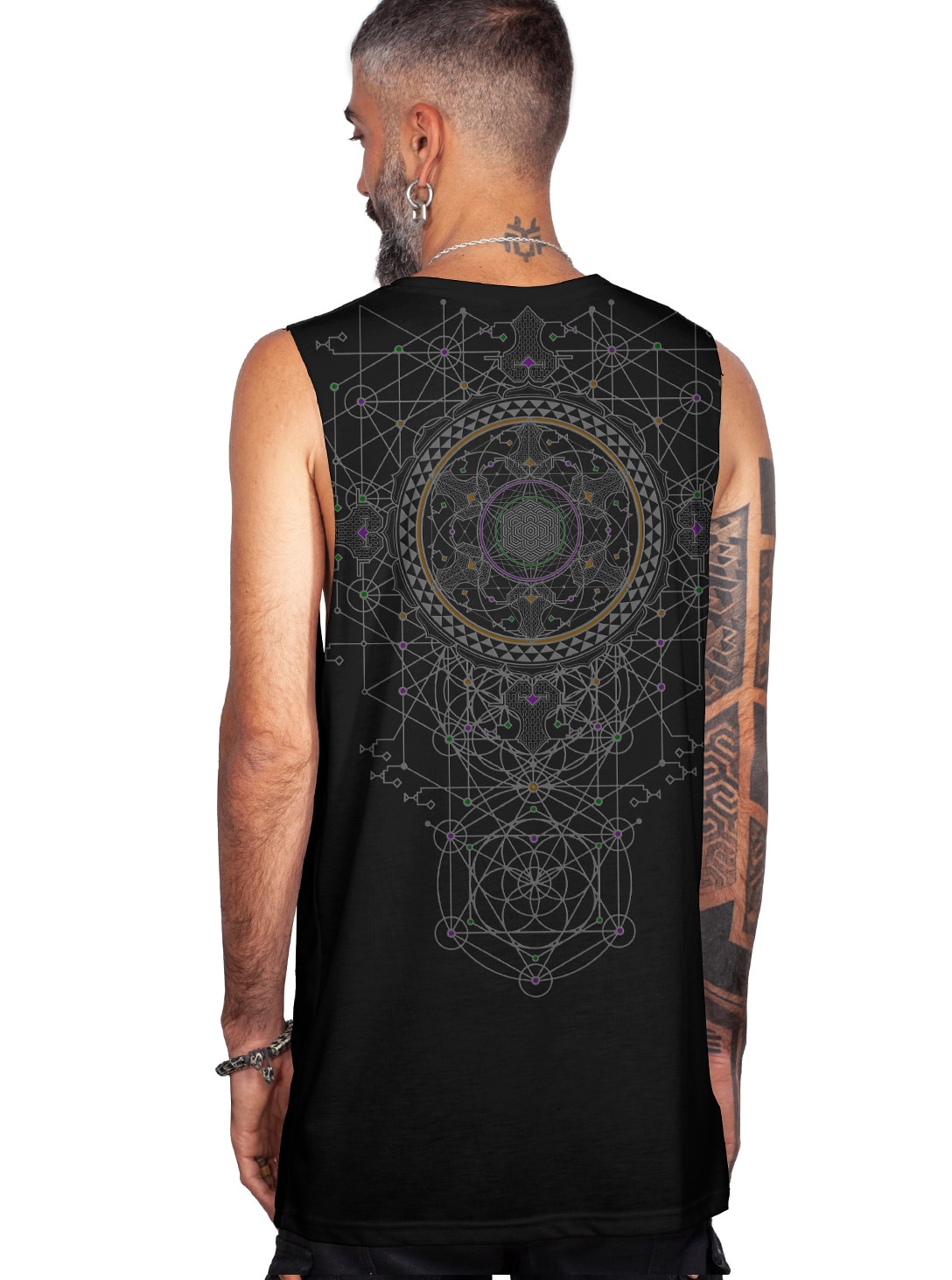 SHII-BLK-2 SHII MEN TANK TOP BLACK - Image 1