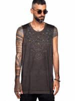 SHII MEN TANK TOP BROWN - Image 3