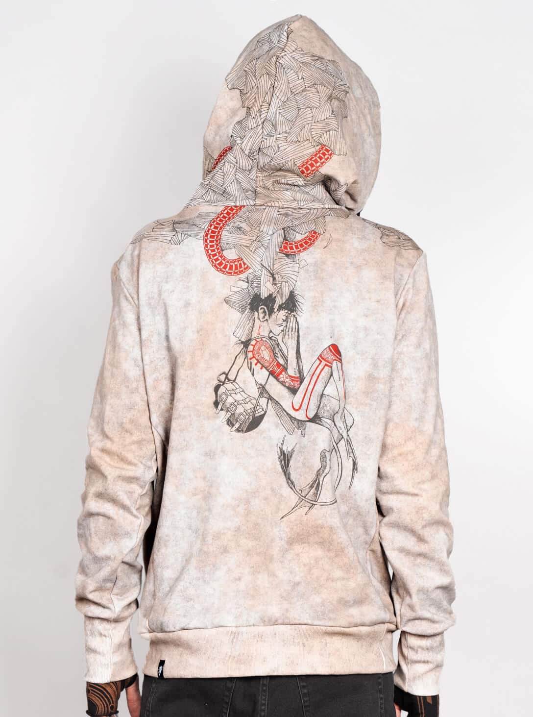 Velocity HO-GALAXY SAND_0001_Group 91 Velocity MEN'S HOOD-GALAXY SAND - Image 1