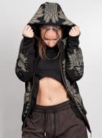 FUSHICHO WOMEN'S HOOD Black - Image 3